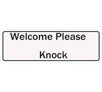 Welcome To Our Class Sign 10 * 3 Inch Acrylic Plastic Sign With Symbols, Self-Adhesive, For Restaurant, Salons, Hotel, Motel, Rest Stops, Public Restrooms