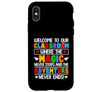 Welcome To Our Classroom Where The Magic Never Stops Kids Case for iPhone X/XS