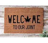 Welcome to Our Joint Door Mat,Weed Door Mat,Hope You Brought Weed Door Mat,Welcome Mat,Funny Door Mat,Weed Welcome Mat,Doormat Gift 24X16 Inch