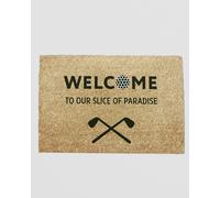 Welcome To Our Slice of Paradise Doormat (60 x 40cm)