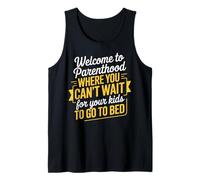 Welcome To Parenthood Parent Mom Dad Funny Parents Parenting Tank Top