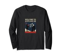 Welcome to Scotland Sir - Trump Bagpipe Speech Fail Long Sleeve T-Shirt