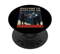 Welcome to Scotland Sir - Trump Bagpipe Speech Fail PopSockets Adhesive PopGrip