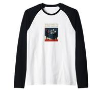 Welcome to Scotland Sir - Trump Bagpipe Speech Fail Raglan Baseball Tee