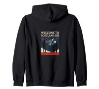 Welcome to Scotland Sir - Trump Bagpipe Speech Fail Zip Hoodie