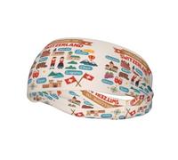 Welcome To Switzerland Travel Unisex Head band - Dry Head Tie - Sports Sweatband - Ideal for Running, Football, Tennis