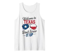 Welcome to Texas Don't Screw It Up, Native Texan Texas Tank Top