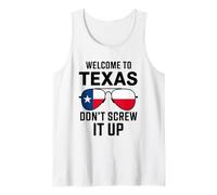 Welcome to Texas Don't Screw It Up, Native Texan Texas Tank Top