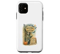 Welcome To The Bookstore Spooky Skeleton Halloween Case for iPhone 11