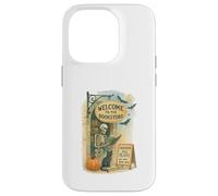 Welcome To The Bookstore Spooky Skeleton Halloween Case for iPhone 14 Pro