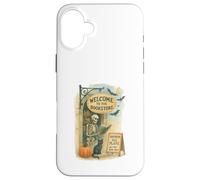 Welcome To The Bookstore Spooky Skeleton Halloween Case for iPhone 16 Plus