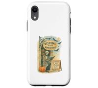 Welcome To The Bookstore Spooky Skeleton Halloween Case for iPhone XR