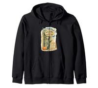 Welcome To The Bookstore Spooky Skeleton Halloween Zip Hoodie