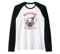 Welcome to The Circus Vintage Clown Dark History Americans Raglan Baseball Tee