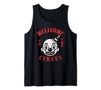 Welcome to The Circus Vintage Clown Dark History Americans Tank Top