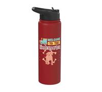 Welcome to the - Dog First Day of Kindergarten Stainless Steel Insulated Water Bottle