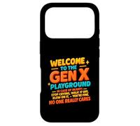 Welcome To The Gen X Playground Humor NoOne Really Cares Case for iPhone 17 Pro