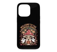 Welcome To The Haunted Forest Mushroom Retro Cartoon Case for iPhone 13 Pro