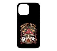 Welcome To The Haunted Forest Mushroom Retro Cartoon Case for iPhone 13 Pro Max