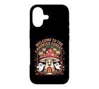 Welcome To The Haunted Forest Mushroom Retro Cartoon Case for iPhone 17