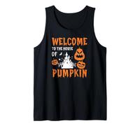 Welcome to The Haunted Pumpkin Humor House Theme Tank Top