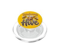 Welcome to the Hive Bee Funny Teacher Back to School PopSockets PopGrip for MagSafe