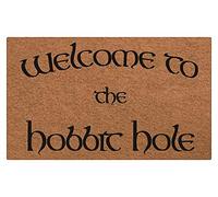 Welcome to The Hobbit Hole Doormat Indoor/Outdoor/Front Door/Entry Way Bathroom Mats With Non Slip Backing 30X18 Inch