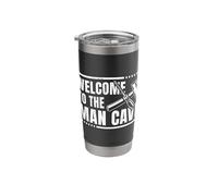 Welcome to The Man Cave Worker Crafting Mechanic Tools Work Stainless Steel Insulated Tumbler