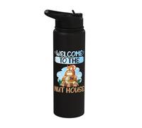 Welcome to the Nut House Squirrel Stainless Steel Insulated Water Bottle