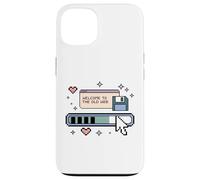 Welcome To The Old Web Pixel Tech Nerd Retro Computer Case for iPhone 13
