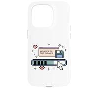 Welcome To The Old Web Pixel Tech Nerd Retro Computer Case for iPhone 15 Pro