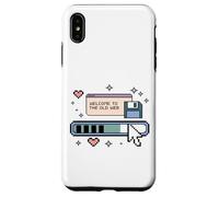 Welcome To The Old Web Pixel Tech Nerd Retro Computer Case for iPhone XS Max