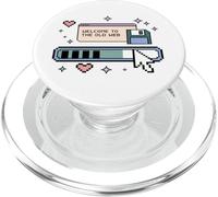 Welcome To The Old Web Pixel Tech Nerd Retro Computer PopSockets PopGrip for MagSafe
