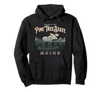 Welcome To The Pine Tree State Maine Wilderness Enthusiast Pullover Hoodie