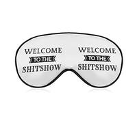 Welcome to The Shitshow Sleep Masks Eye Cover Blackout with Adjustable Elastic Strap Night Blindfold for Women Men Yoga Travel Nap