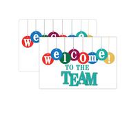 Welcome to the Team Cards 4x6 Inch New Hire Welcome Card for Employees New Colleague,50 Pcs