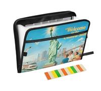 Welcome to The UK Scenery Culture File Folder Organizer 13 Pockets A4 Letter Size with Zipper Closure for Office School
