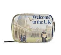 Welcome to The UK Scenery Culture Pill Bags with Detachable Compartments Convenient Portable Pill Organizer