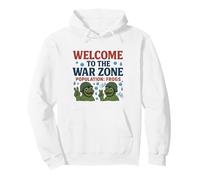 Welcome to the War Zone - Population Frogs Parody Pullover Hoodie
