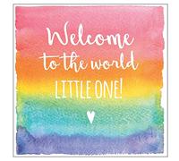 Welcome to the world Little One blank greetings card
