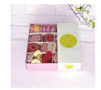 "Welcome to the World" Pick n Mix Pink Sweets Gift Box with Colourful Logo 500g