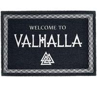 Welcome to Valhalla Door Mat black-white