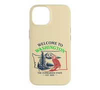Welcome to Washington State Pride Vintage Travel Design Case for iPhone 14