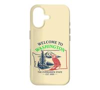 Welcome to Washington State Pride Vintage Travel Design Case for iPhone 17