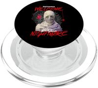 Welcome To Your Nightmare Mummy Mask Halloween Fear PopSockets PopGrip for MagSafe