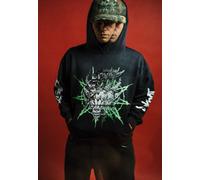 Welcome x Slipknot - Ravenous Distressed Sun Fade - Hoodie - black - S - 100% Cotton S