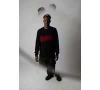 Welcome x Slipknot - Slipknot Overprint Knit Black/Red - Pullover - black - XXL - 100% Cotton XXL
