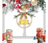 Welcoming Front Door Signs | Wood Welcome Sign Plate for Christmas - Merry Christmas Indoor Wooden Tags for Front Door, Restaurant, Porch