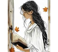 Welcoming the Fall - New Beginnings: Wide Ruled Notebook: | 112 Pages | 7.5 x 9.25 inches | Soft Matte Cover