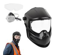 Weld Helmet - UV Resistant Face Protector,Full UV Protection Dust-Proof Large Viewing Welding Cover for ARC Cutting Pipeline MIG Metal Work Automotive Industrial Construction